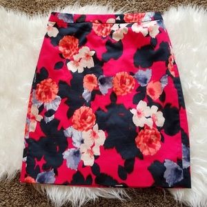 J. Crew Floral Skirt